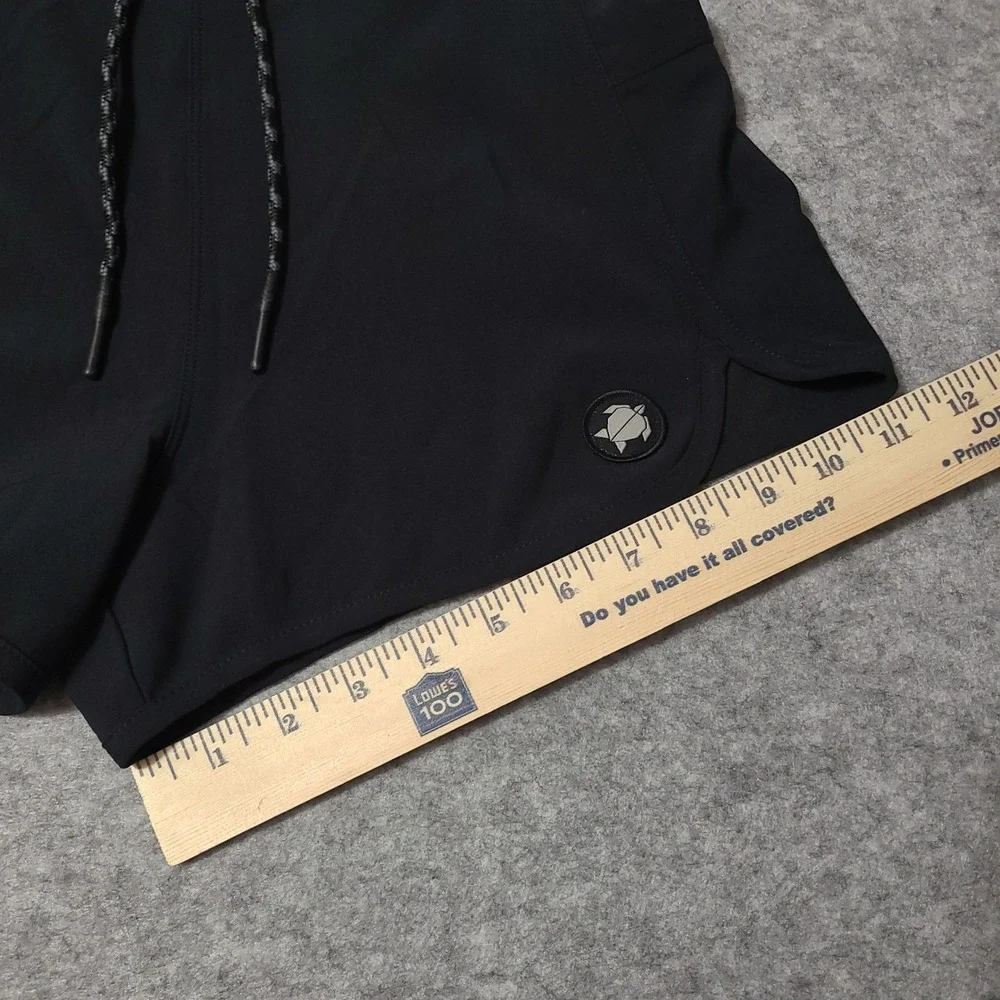 Laird Women's Pro Performance Shorts‎ Small Black Drawstring Pockets Activewear
